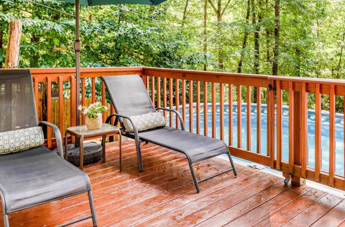 Pocono Cabin With Private Pool At Shawnee Mtn East Stroudsburg Exterior photo